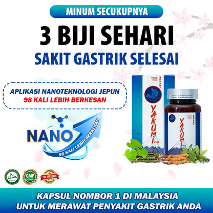 Yakumi Botol: Penyokong Rawatan Perut, Ubati Masalah Dalam Perut Anda