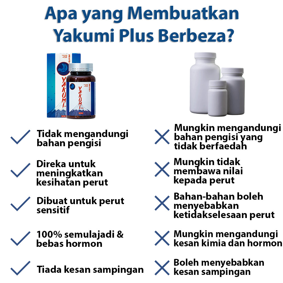 Yakumi Botol: Penyokong Rawatan Perut, Ubati Masalah Dalam Perut Anda