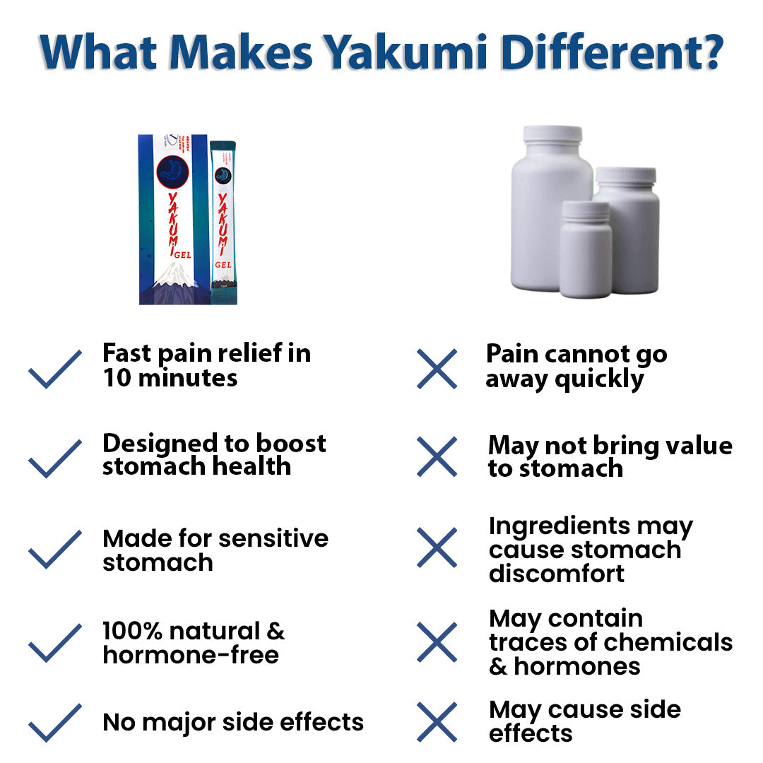 Japanese Yakumi Gel: Stomach Treatment Supporter, Cure Your Stomach Problems